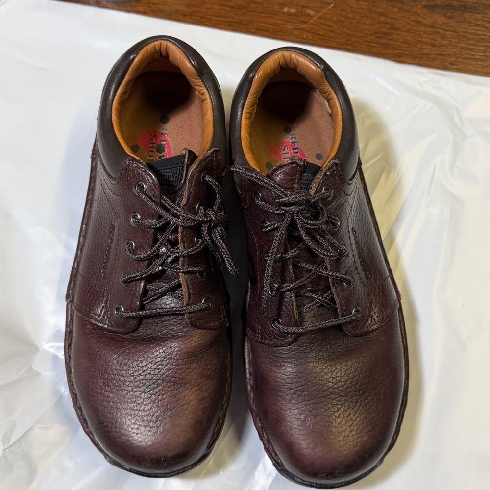 Red Wing Shoes Men's Dark Brown Leather Lace-Up Oxfords